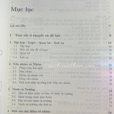 Combo 2 cuốn Cơ Sở Đại Số Hiện Đại và Bài Tập Cơ Sở Đại Số Hiện Đại