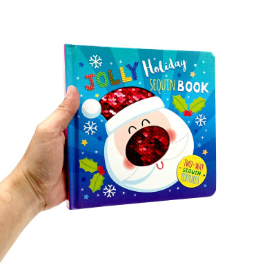 Santa, Snowman Sequin Book