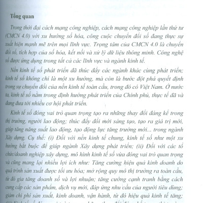 Kinh Tế Số Và Chuyển Đổi Số Trong Xây Dựng -PGS. TS. Bùi Mạnh Hùng, TS. Nguyễn Thị Thanh Huyền, ThS. Bùi Quang Linh 