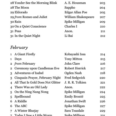 A Poem For Every Winter Day