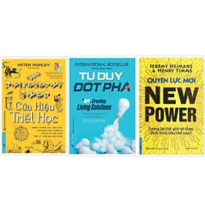 Combo Cửa hiệu triết học + Tư duy đột phá + Quyền lực mới - Bản Quyền