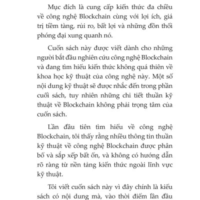 Blockchain - Bản Chất Của Blockchain, Bitcoin, Tiền Điện Tử, Hợp Đồng Thông Minh Và Tương Lai Của Tiền Tệ