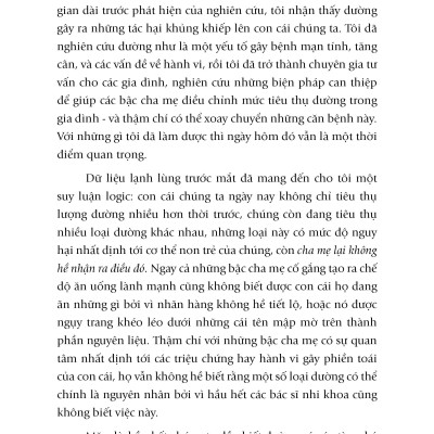 Giúp Con Nói “Không” Với Đường