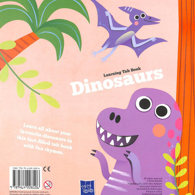 Learning Tab Book: Dinosaurs
