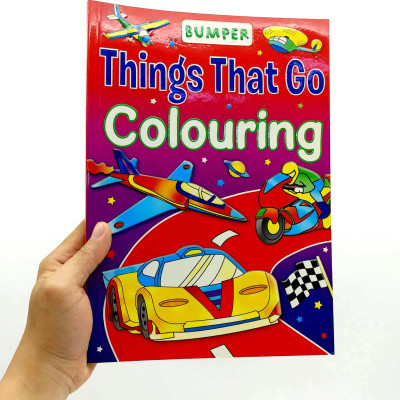 Bumper Things That Go Coloring