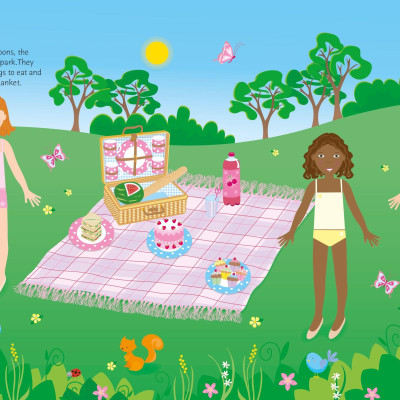 Sticker Dolly Dressing Dolls