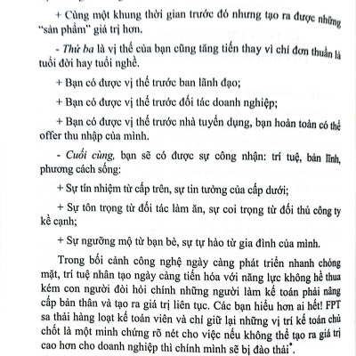 Sách - Kế Toán Trưởng - Bản Lĩnh Và Tài Năng - Bìa Cứng