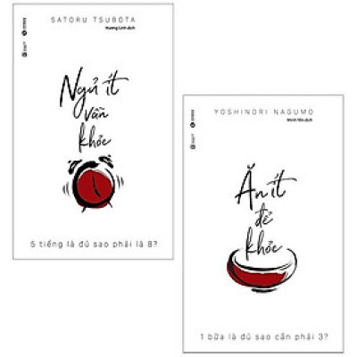 Sách - Combo Ăn Ít Để Khỏe + Ngủ Ít Vẫn Khỏe