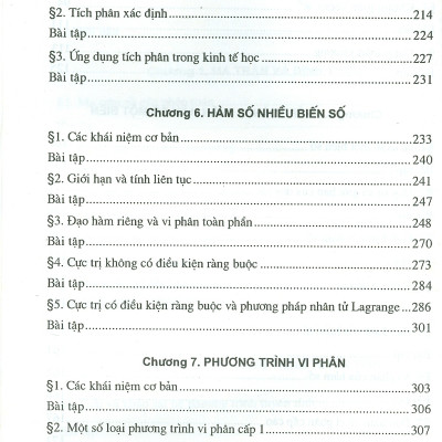 Toán Cơ Sở Cho Kinh Tế
