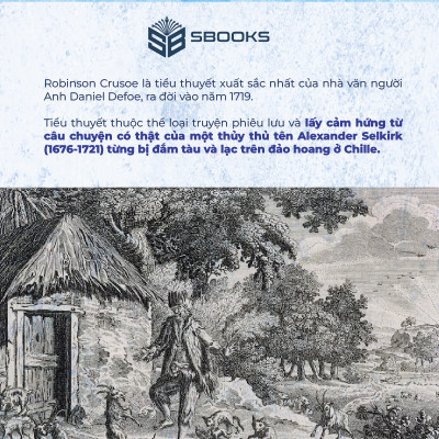 Sách - Robinson Crusoe (Daniel Defoe) - SBOOKS