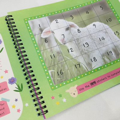 Little Wonders Sticker By Number - Baby Animals