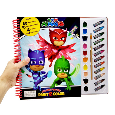 Eone Pj Masks Deluxe Poster Paint & Color
