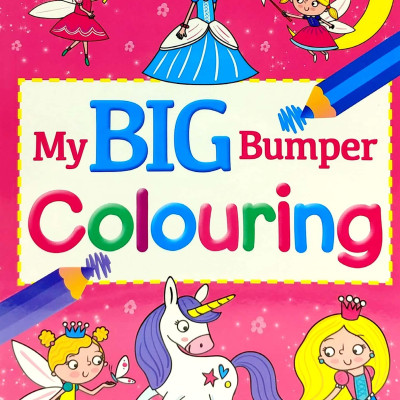 My Big Bumper Colouring (Pink)