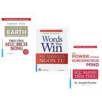 Combo Thức Tỉnh Mục Đích Sống + Sức Mạnh Của Ngôn Từ + Sức Mạnh Tiềm Thức - Bản Quyền