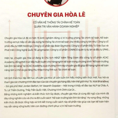 Sách - Kế Toán Trưởng - Bản Lĩnh Và Tài Năng - Bìa Cứng