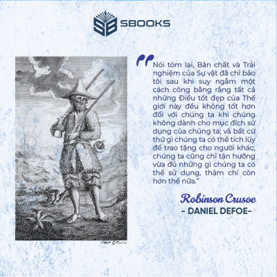 Sách - Robinson Crusoe (Daniel Defoe) - SBOOKS