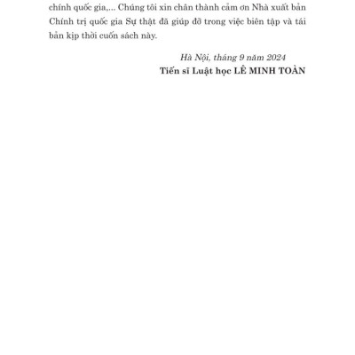 Pháp luật đại cương. Dùng trong các trường đại học và trung cấp (xuất bản lần thứ 21, có sửa chữa, bổ sung) - bản in 2024