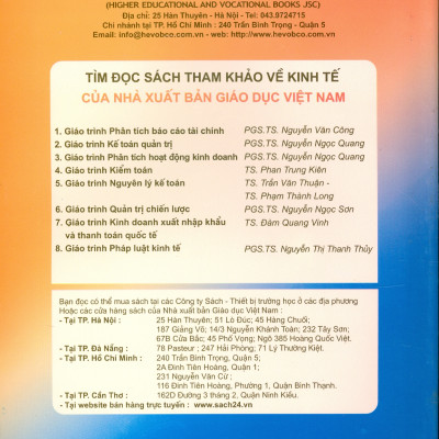 Bài Tập Kiểm Toán (Dùng cho sinh viên các trường đại học, cao đẳng khối kinh tế)