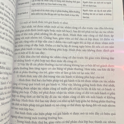 Sách Giáo Trình Quản Lí Hành Vi Của Trẻ Khuyết Tật Trí Tuệ