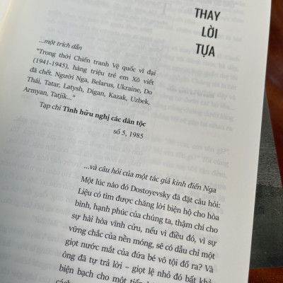 BỘ BA TÁC PHẨM CỦA SVETLANA ALEXIEVICH - NOBEL VĂN CHƯƠNG 2015