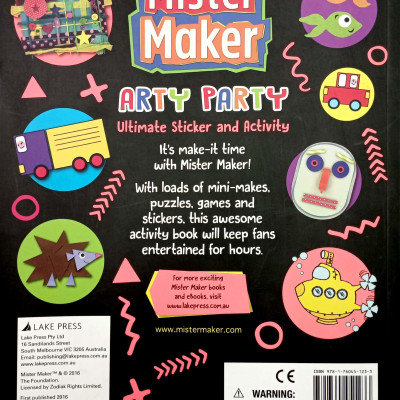 Mister Maker Giant Sticker And Activity Book