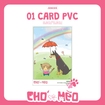 Sách - Chó Và Mèo - Tặng Kèm Card PVC + Bảng Postcard Hai Mặt