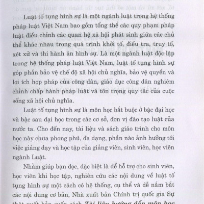 Tài Liệu Hướng Dẫn Môn Học Luật Tố Tụng Hình Sự Việt Nam