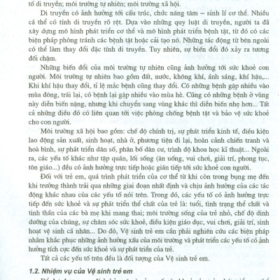 Giáo Trình Vệ Sinh Trẻ Em