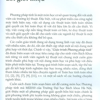 Giáo Trình Phương Pháp Tính