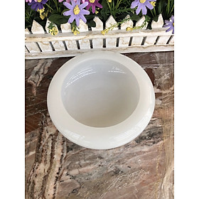  Bát nước minh đường tụ thủy, bát thả hoa thần tài đá ngọc cẩm thạch - Đường kính 18 cm