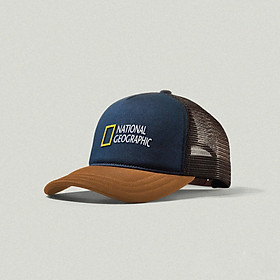 Nón kết, mũ lưỡi trai Trucker National Geographic vải kaki phối lưới form chẩn thời trang đường phố