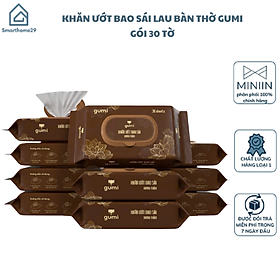 Khăn Ướt Lau Bàn Thờ Gumi - Khăn Ướt Bao Sái Hương Tràm, Kháng Khuẩn, Sạch Sẽ Tâm Linh - HÀNG CHÍNH HÃNG MINIIN