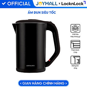 Bình Đun Siêu Tốc 2 Lớp Lock&Lock EJK738BLK (1.7L) - Hàng Chính Hãng