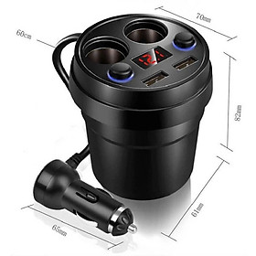 X25 Mẫu Mới: Bộ Chia Cốjc Tẩju Sạc ÔTô 12v-24v 3.1A với Hiển Thị Điện Áp và 2 Cổng USB Sạjc Nhanh, ĐÈN TRANG TRÍ , ĐỒNG HỒ TREO TƯỜNG