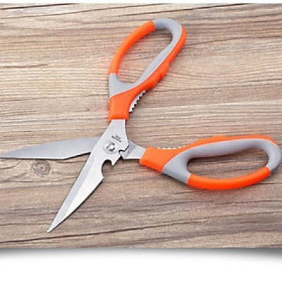 Kéo Cắt Đa Năng K-024 Màu Cam 5 Trong 1 Tiện Lợi