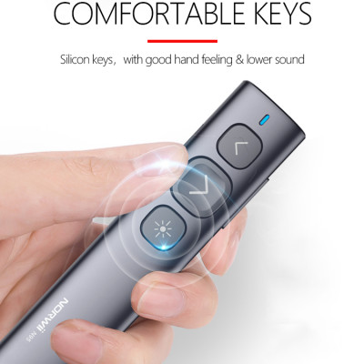 Bút thuyết trình Slide Powerpoint  NORWII N95 Laser tia xanh cao cấp sạc Type C - Hàng nhập khẩu