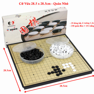 Cờ Vây Nam Châm Chọn size, Cờ Caro Cao Cấp, Có Bàn Là Hộp Đựng Rộng 28.5cm Và 37cm - Hàng chính hãng