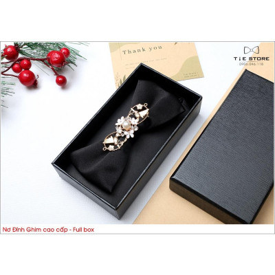 NHIỀU MẪU - Nơ Chú Rể Cao Cấp, Nơ Đính Phụ Kiện Độc Đáo - Full Box