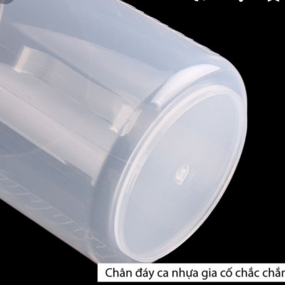 Bộ 2 ca đông có vạch chia 2 lít nhựa dày chịu lực chịu nhiệt.