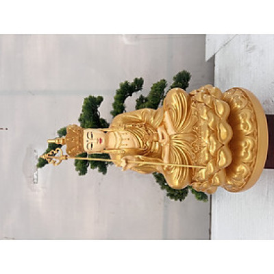 Tượng Phật Địa Tạng ngồi cao 30cm ngang 17cm