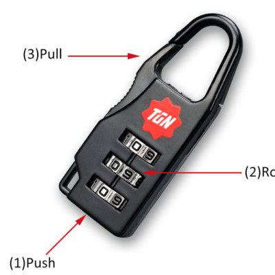 Khóa chống trộm cho tất cả các loại hành lý như balo, túi xách du lịch ,vali kéo hàng cao cấp chất lượng cao