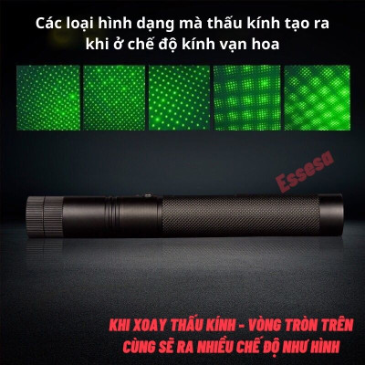 Đèn Pin Laser 303 tia đỏ - Hàng Chính Hãng