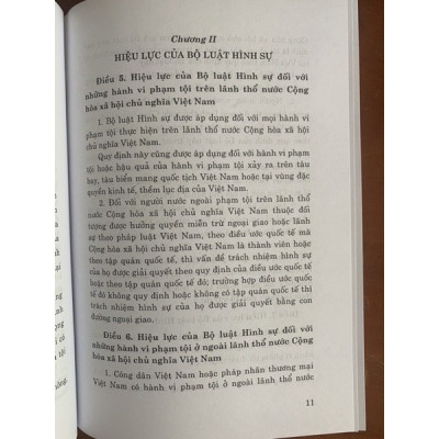 Bộ Luật Hình Sự Hiện Hành (Bộ Luật Năm 2015, Sửa Đổi, Bổ Sung Năm 2017)