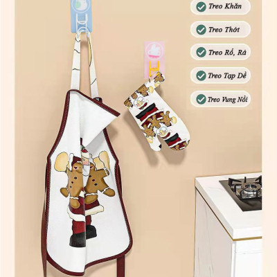 Móc Treo Thau Chậu Dán Tường Đa Năng KUNBE Hình Động Vật Dễ Thương