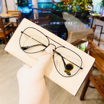 Kính xinh. Kính râm, Kính mát thời trang dáng chuồn gọng Kim loại tăm cổ điển + tặng Tuavit Kính xinh mini