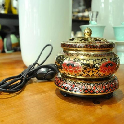 Lư điện, lư xông trầm, xông tinh dầu đa năng có hẹn giờ