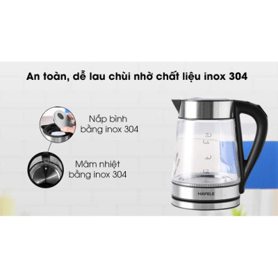 Bình đun siêu tốc HafeleT-602C- Hàng chính hãng (535.43.732)