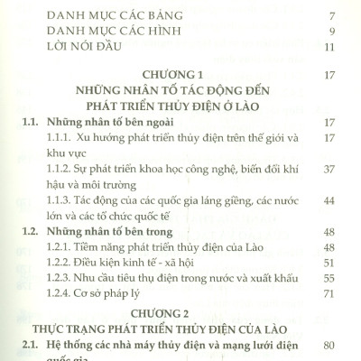 Phát Triển Thủy Điện Của Lào Và Tác Động Đến Việt Nam (Sách chuyển khảo)