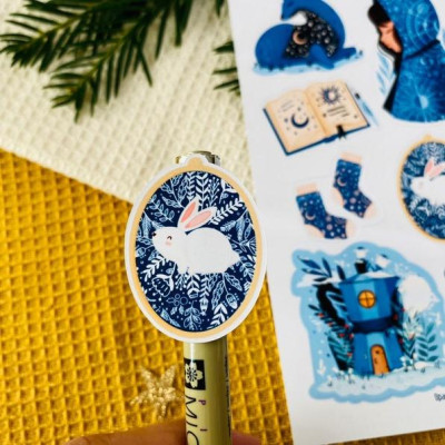 Sticker sheet winter spell - chuyên dán, trang trí sổ nhật kí, sổ tay | Bullet journal sticker - unim051