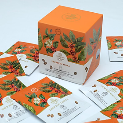 Cà phê túi lọc Moka  Thượng Hạng ( hộp 10 túi x 12gr)